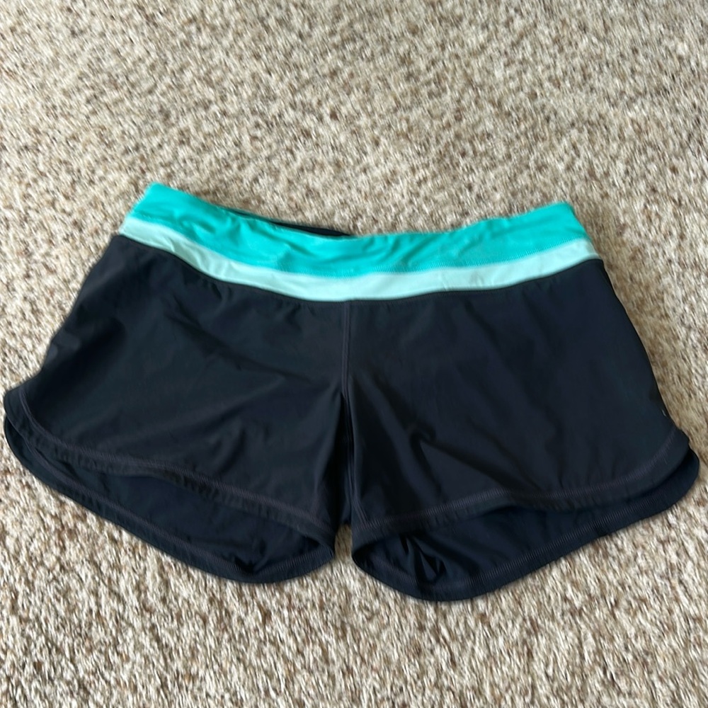 Ladies Black lululemon shorts size 10